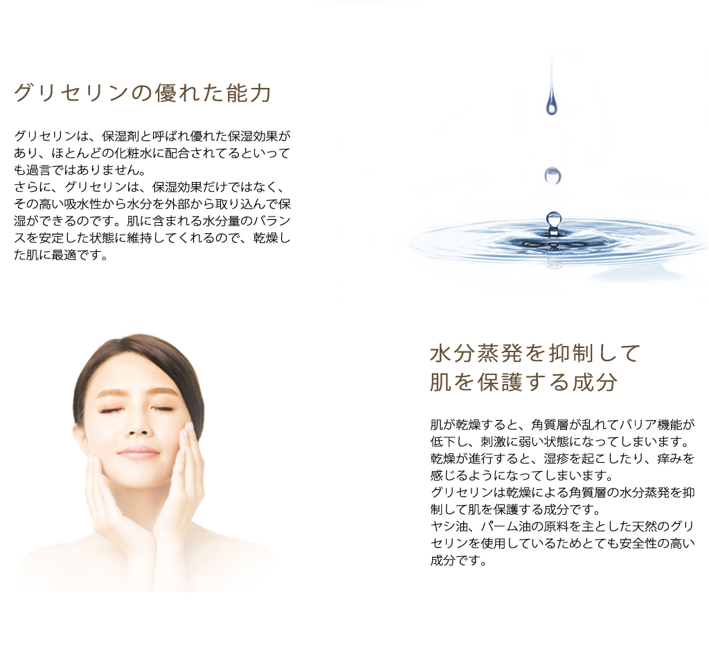 グリセリンの優れた能力