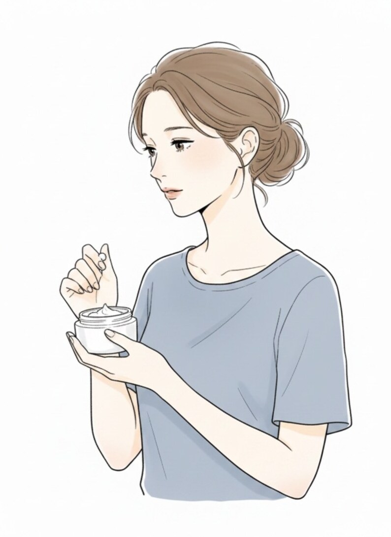 Auter Original Cream の使い方 STEP 1｜清潔な指先で適量を取る